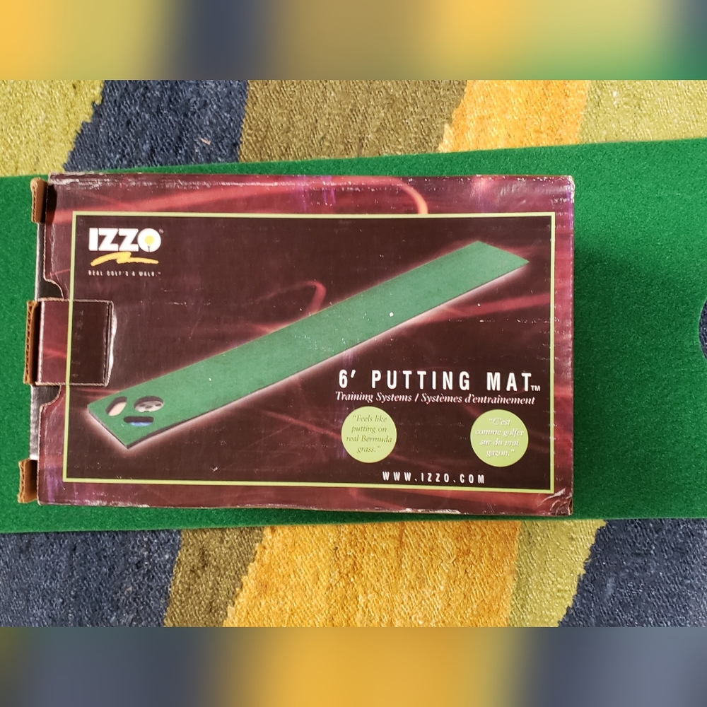 IZZO 6' Golf Putting Mat.